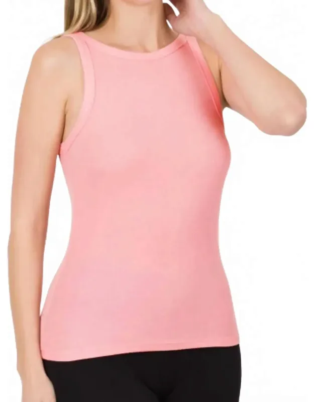 Rayon Ribbed Tank Top
