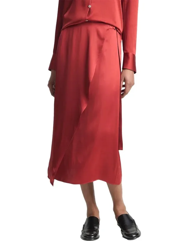 Draped D-ring Skirt