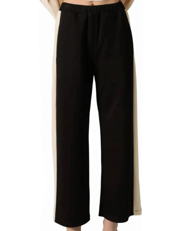 Buttermilk Collection Stripe Wide Leg Pants