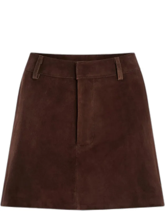 Torrance Suede Mini Skirt