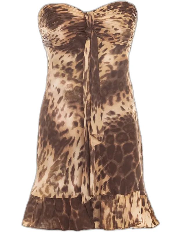 Ceci Strapless Ruffle Mini Dress