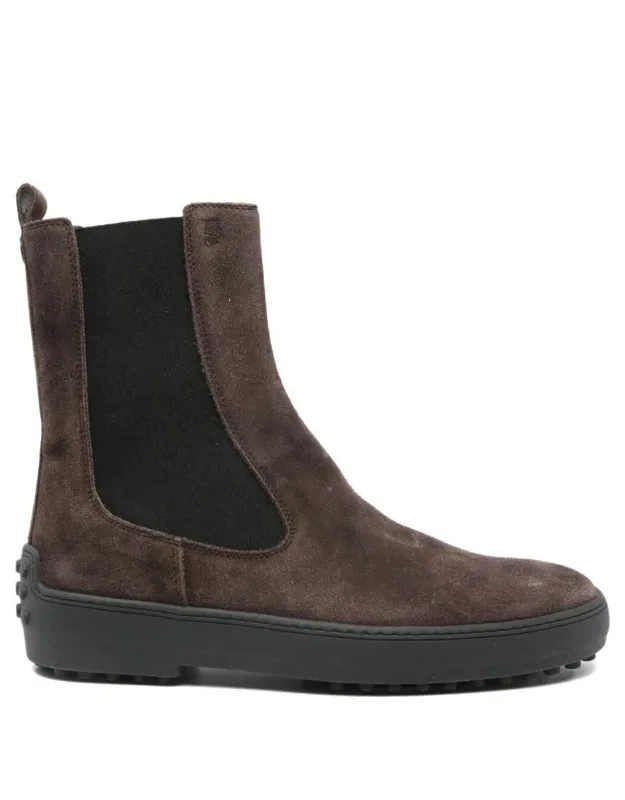 Winter Gommino Suede Ankle Boots