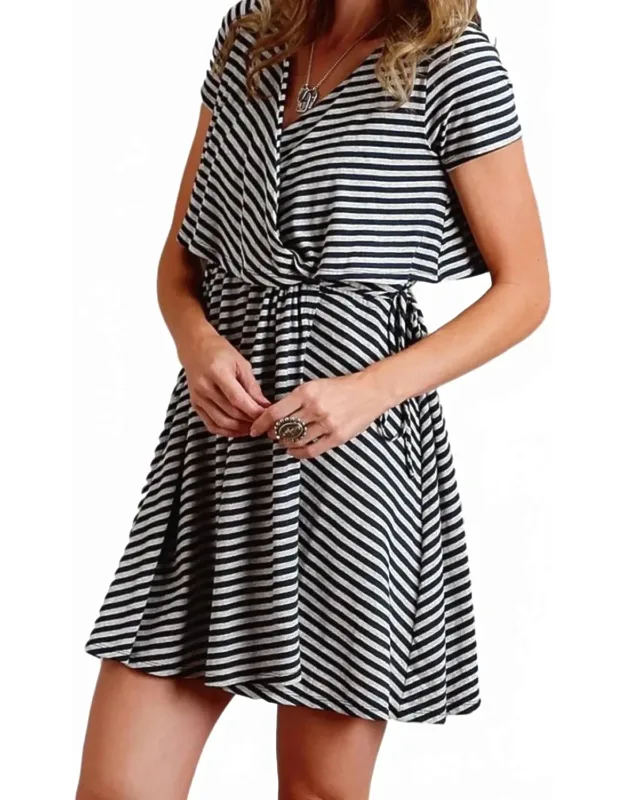 Jersey Knit Wrap Dress