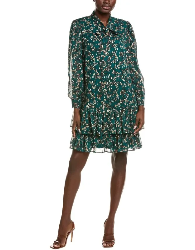 Ruffle Shirtdress