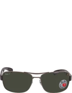 Polarized Green Classic G-15 Square Sunglasses