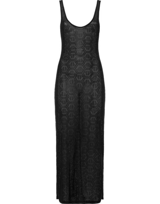 Tulle Long Tank Dress