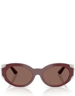 Versace Eyewear Sunglasses Dark Red Acetate Italy