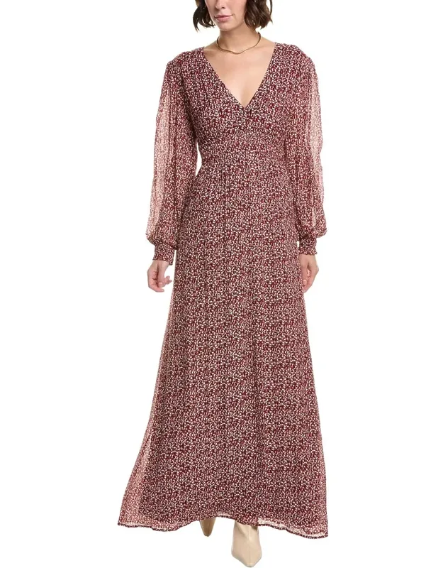 Silk-blend Maxi Dress