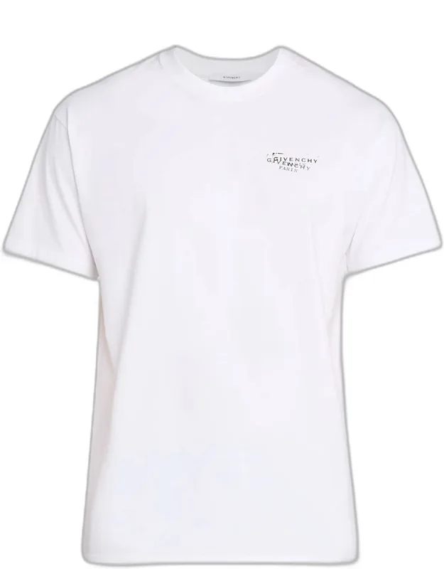 Cotton Logo Stamp Print T-shirt