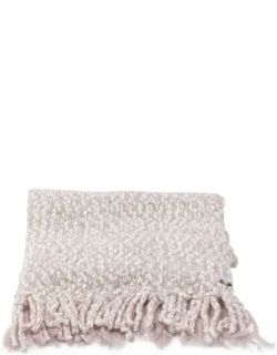 Barite Bubbly Scarf In Wool And Mohair-silk