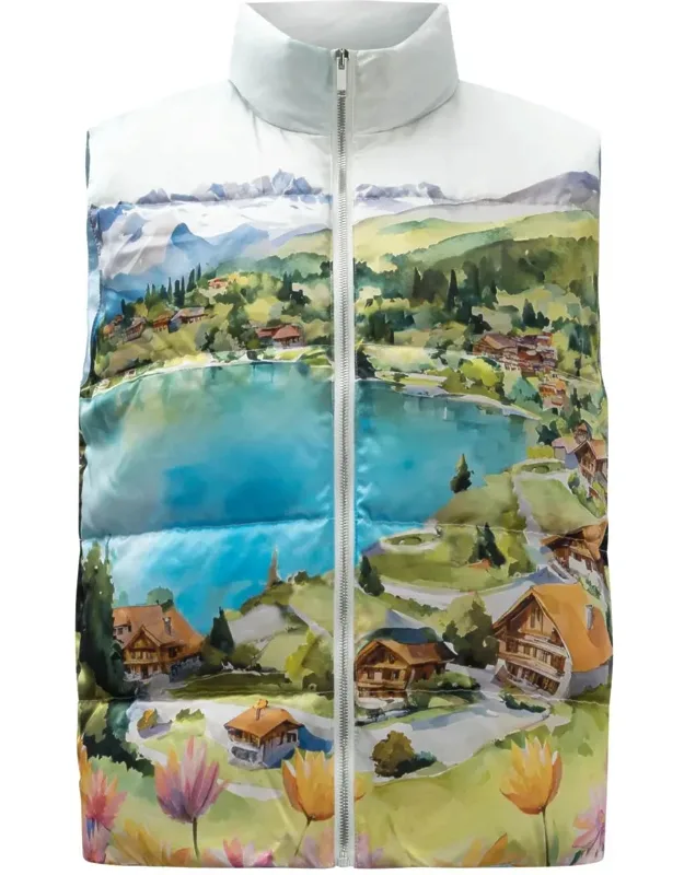 Silk Sleeveless Jacket