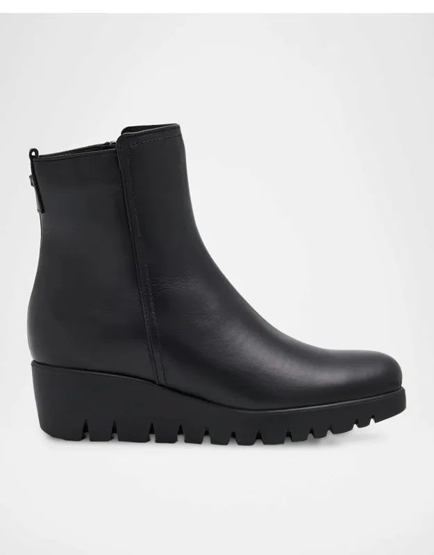 Waterproof Leather Ankle Boots