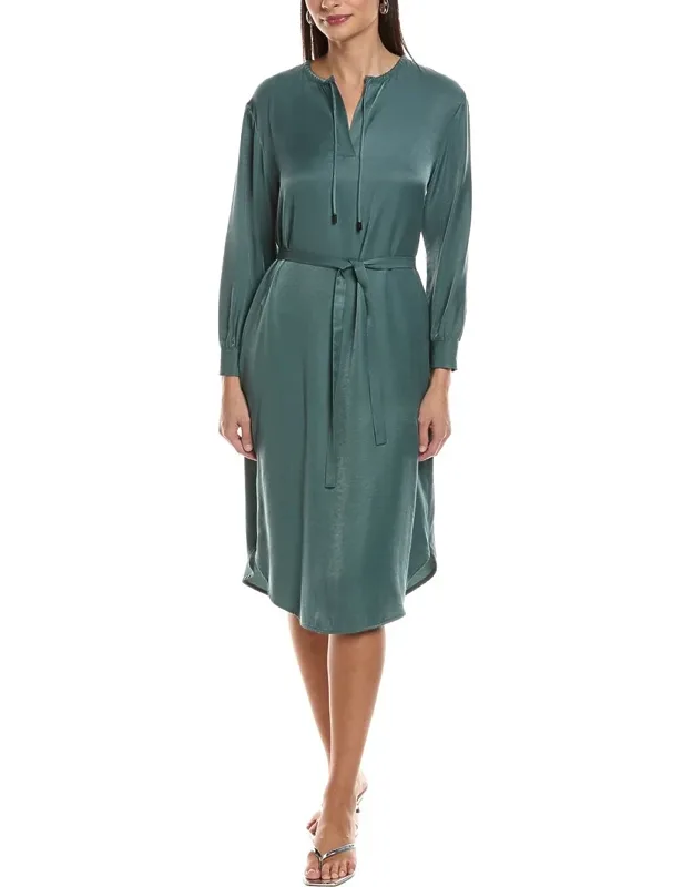 Tie Neck Mini Dress