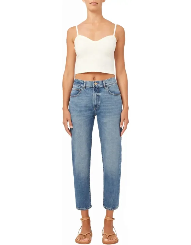 Riley Boyfriend Straight Jeans