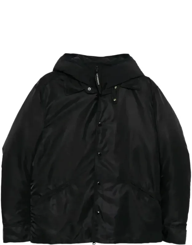 Double-layer Down Jacket With Goggle Lenses