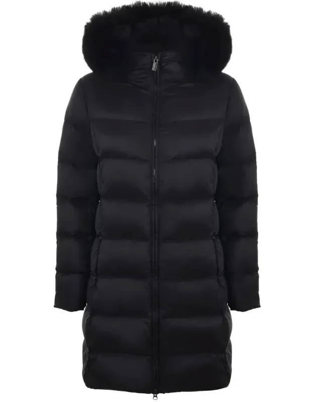 Quilted Semi-gloss Nylon Down Jacket