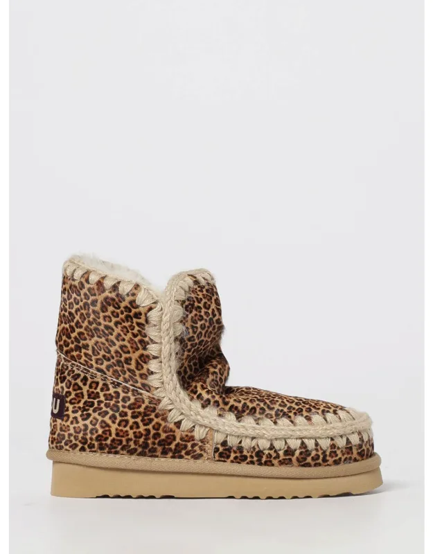 _flat Ankle Boot With Soft Leather And Comfortable Sole_
