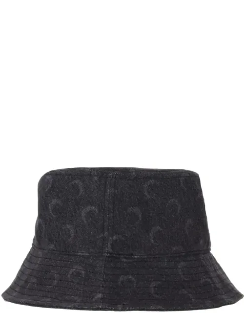 Moon Laser Denim Bucket Hat