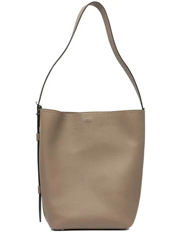 "archetipo" Shoulder Bag With Adjustable Strap And Magnetic Closure