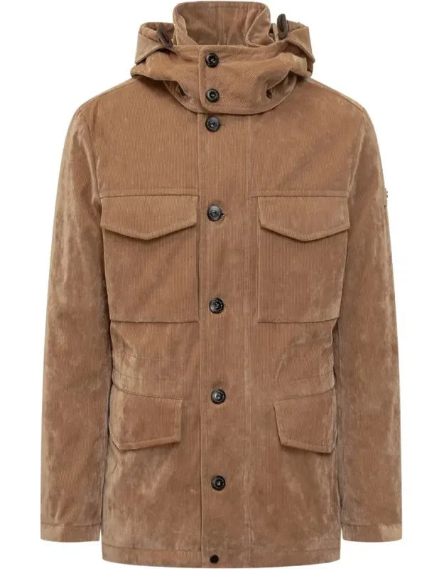 Velvet Hooded Jacket