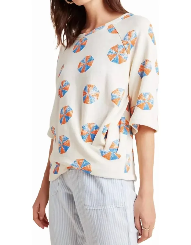 Beach Umbrella Pullover Top