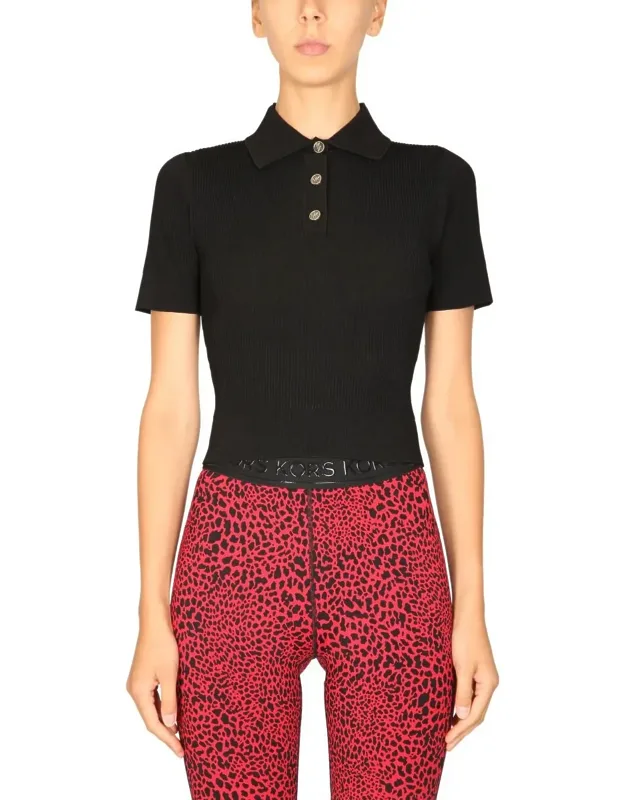Polo Shirt With Logo Buttons