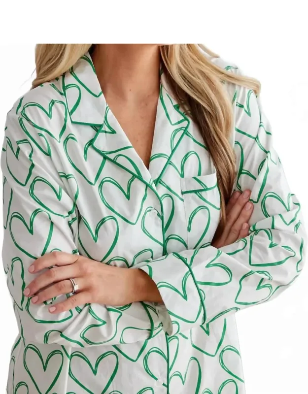 Heart Sleep Pajama Shirt