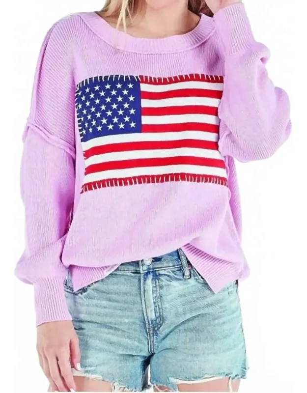 Usa Flag Sweater