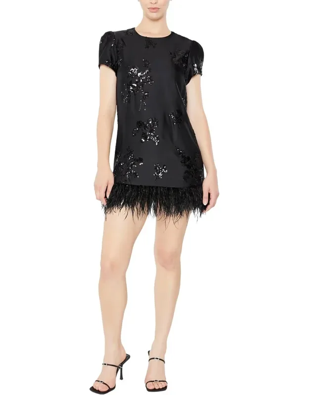 Floral Sequin Marullo Dress