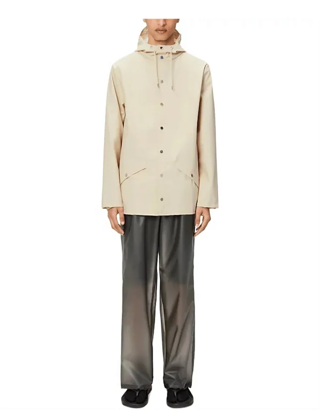 Snap Closure Raincoat
