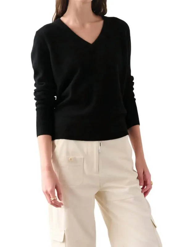Cashmere Core V-neck Sweater