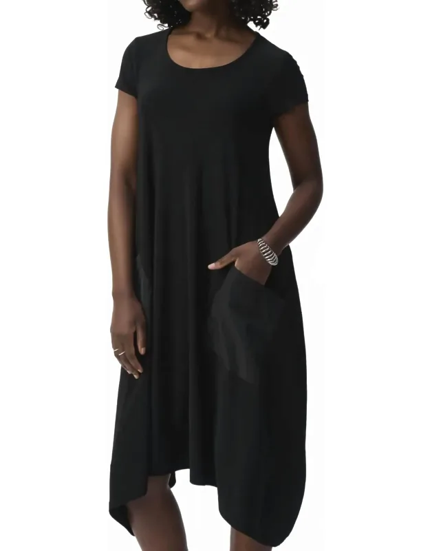 Silky Knit Cocoon Dress