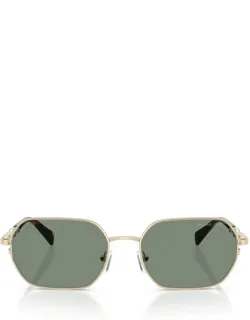 Michael Kors Oval Gold Sunglasses