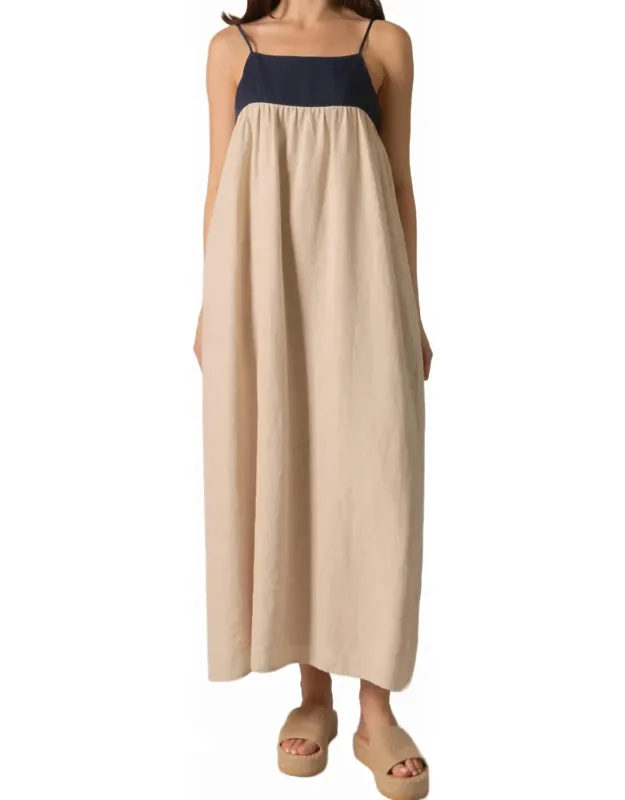 Two Toned Maxi Dress