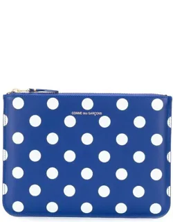 Polka Dot Wallet With Zip