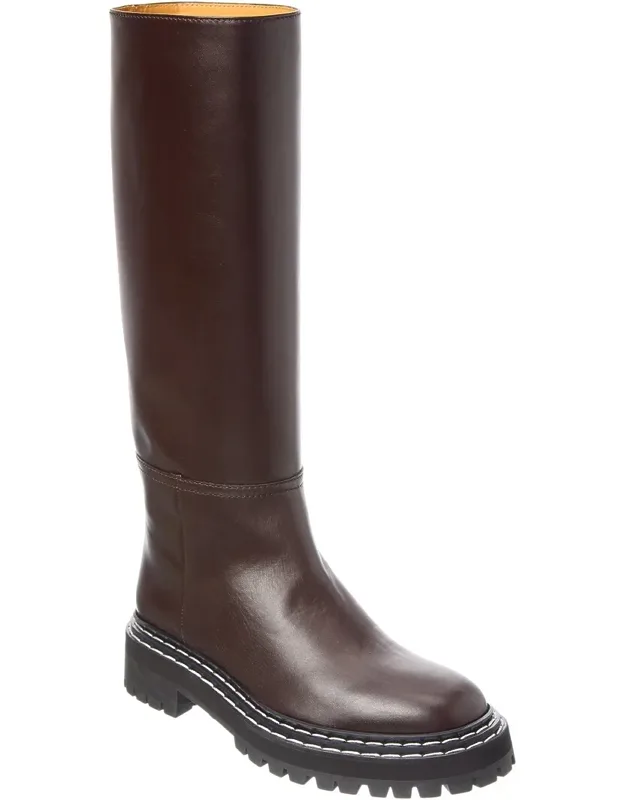Leather Knee-high Boots