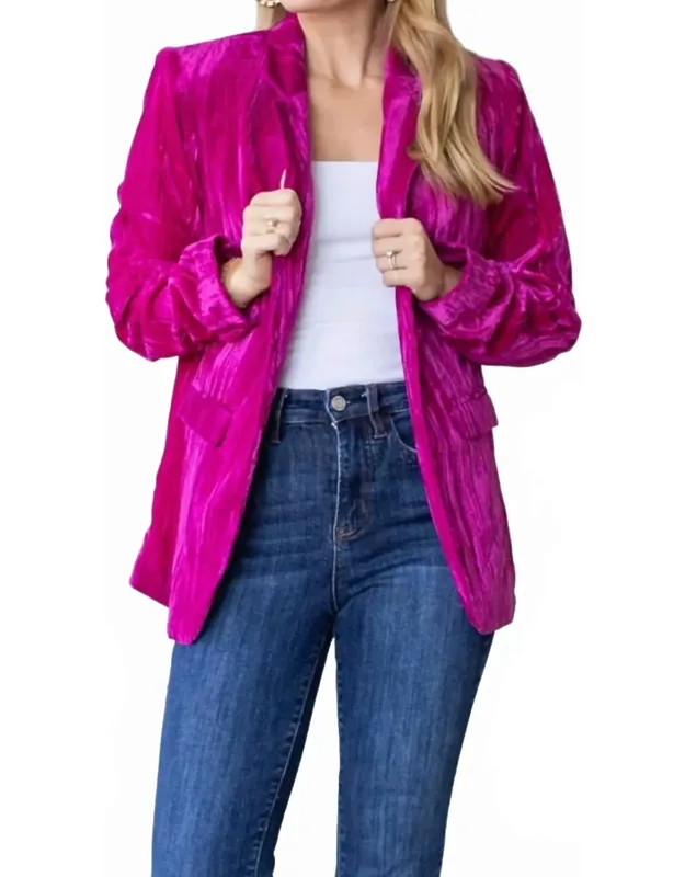 Velvet Blazer