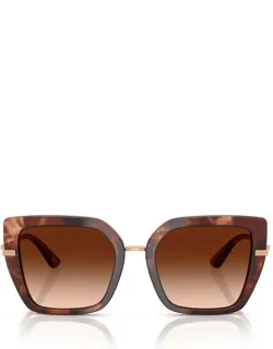 Dolce & Gabbana Eyewear Sunglasses Dg4474 322274 Brown Metal/acetate Italy