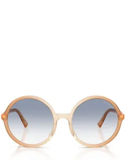 Miu Miu Eyewear Sunglasses Brown Gradient Brandy Acetate Italy