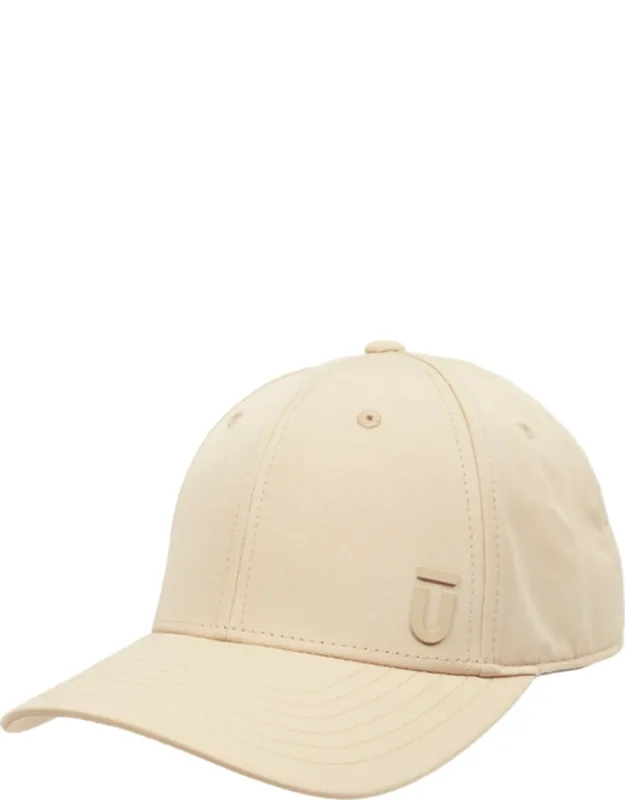 Soft Constructed Backless Cap With Elastic Logo Backstrap