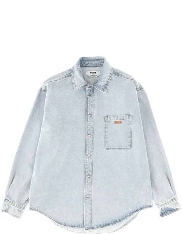 Shirt With Embroidered Logo
