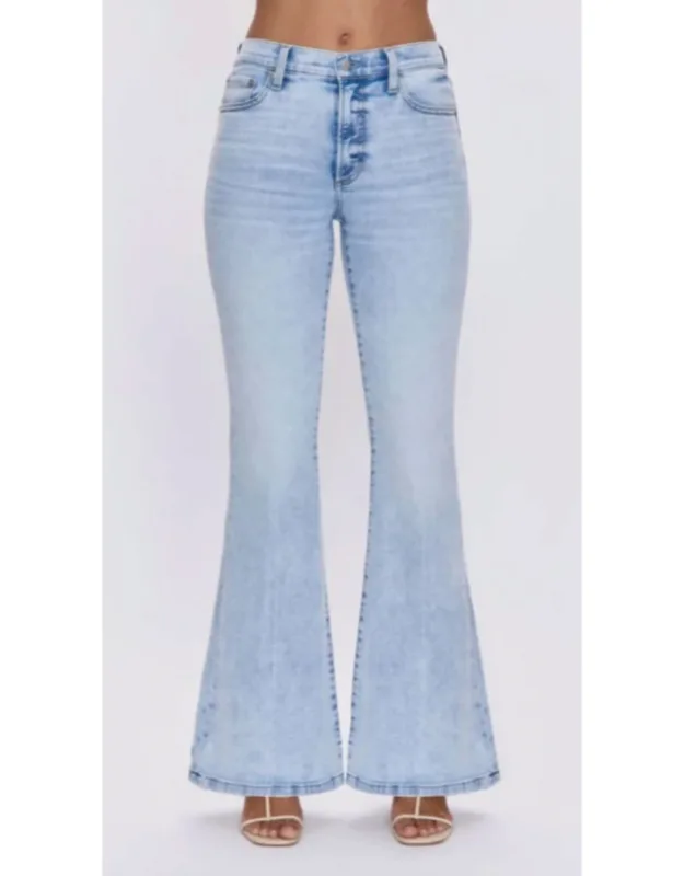 Kinsley Mid Rise Ultra Flare Jeans