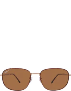 Polarized Brown Square Sunglasses