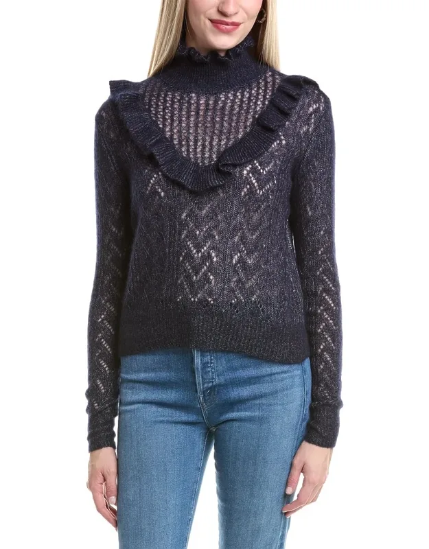 Pointelle Cashmere & Silk-blend Sweater