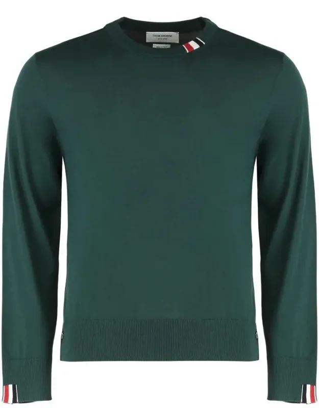 Sweater With Round Neck In Virgin Wool