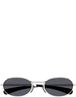 Gucci Eyewear Sunglasses Gg1942s 002 Silver Metal Italy