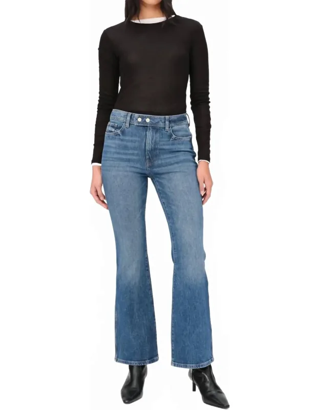Nao High Rise Bootcut Jeans - Sculpting Stretch, Functional Pockets