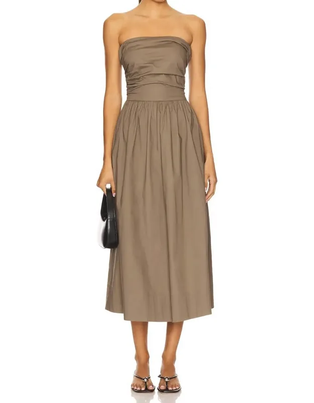 Strappy Back Midi Dress