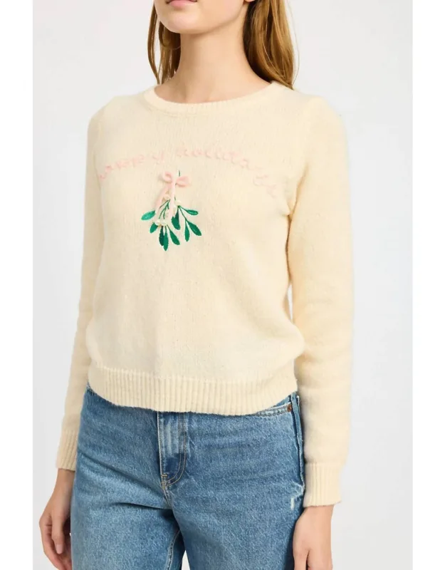 Mistletoe Crew Sweater