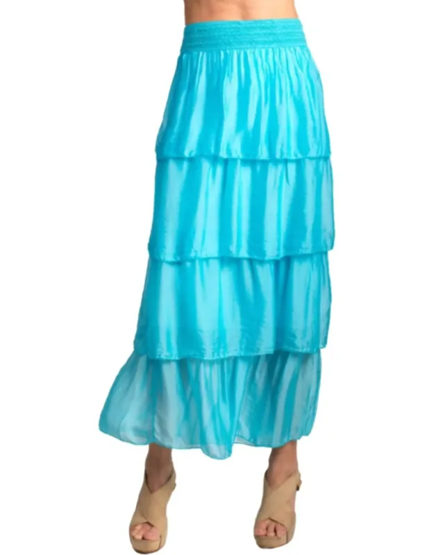 Ruffled Maxi Skirt